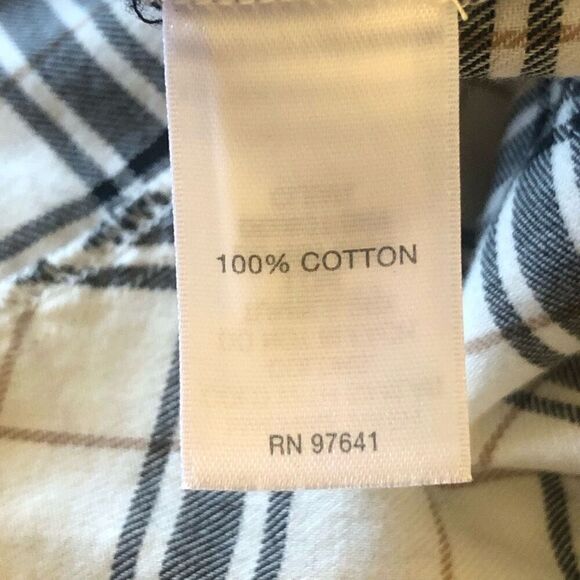 J. Jill Windowpane Plaid Lagenlook Top Size M - Picture 8 of 14